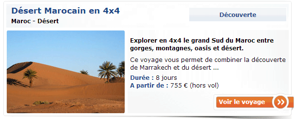 Désert Marocain en 4x4